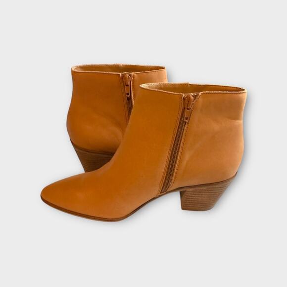 NEW Lucky Brand Tan Linnea 3 Leather Ankle Boots Women’s Size 10 (EU 40) - Picture 6 of 8